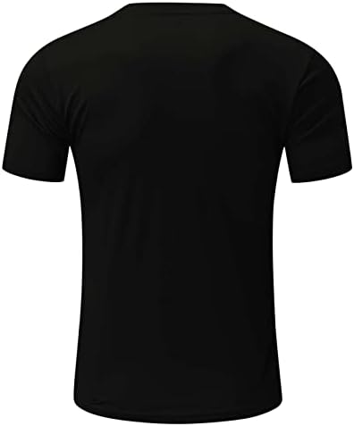 T Shirt Folder Muško Ljeto Casual Okrugli Vrat Kratki Rukav Dan Nezavisnosti Print T Shirt Bluza Tops T Shirt Muškarci