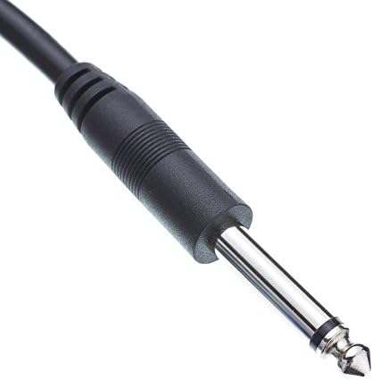 CableWholesale 3-pinski XLR muški do 1/4 Mono muški Audio kabl, 24 AWG kabl za mikrofon, 6 stopa