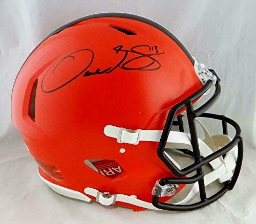 Odell Beckham puno ime potpisano Browns F / s Speed Authentic helmets - JSA W auth - autographed NFL Helmets