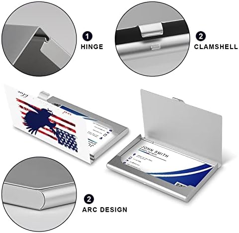 Držač poslovne lične karte zastave američkog orla Silm Case profesionalni džep za Organizator metalnih kartica s imenom