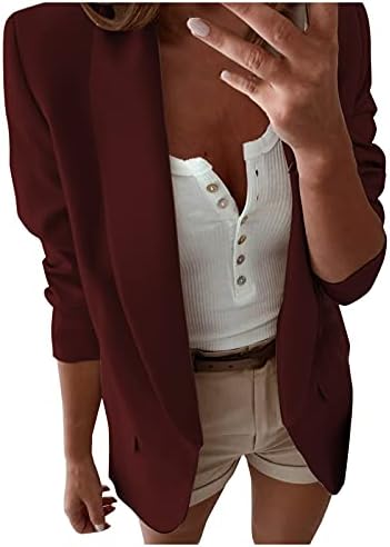 Jakna za žene Loose Top dugih rukava modni kaputi ženski uredski habajte bluze jakne