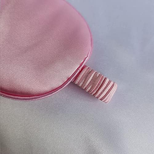 Meke saten ružičaste torbe, uključuje masku za oči za spavanje, trake za glavu, savršeno, savršeno kao venčani poklon, dizajnirani poklon set - dizajnirani od Angie savijena, 4 x 4 x 3 inča sa sadržajem