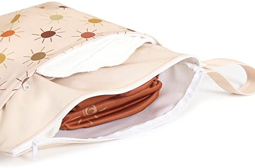 Lmbabter Baby Wet Dry Bag 2kom torba za organizatore pelena višekratna torbica za pelene za platnene pelene, kolica za bebe, putna