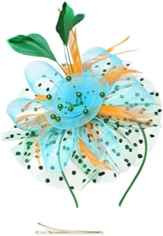Napolju fascinatore za žene 20s 50-ih perje fascinator cvijeće neto crkva vjenčanja šešire za žene