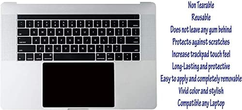 Ecomaholics Premium Trackpad Protector za MSI Modern 15 15.6 inčni Laptop, Black touch pad Cover Anti Scratch Anti Fingerprint Matte, laptop Accessories