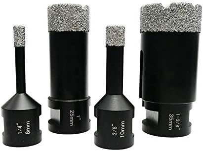 MOUNTAIN MEN Diamond Drill 4kom / Set vakuumski lemljeni dijamant dry bušilice 5/8-11 priključak za porculanske pločice granitne mramorne testere za zidanje