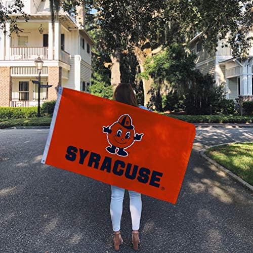 Univerzitetska zastava Syracuse Su Cuse Orange Flags Baneri Poliester Indoor na otvorenom 3x5