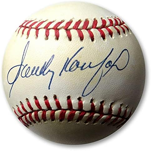 Sandy Koufax potpisao je autogramirani službeni NL bejzbol Dodgers JSA loa bb94092 - autogramirani bejzbol