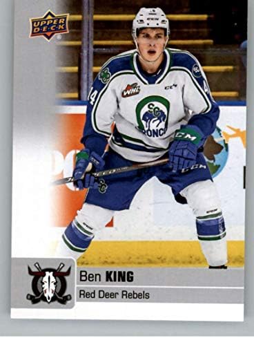 2019-20 Gornja paluba Chl 52 Ben King Red Deer pobunjenička karta hokeja