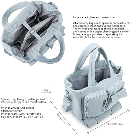 Torba za pelena sa promjenom jastučića Kabriolet Smart Mommy Bag Prijenosna bolnička torba za materinsku torbu