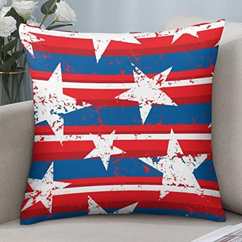Američke zastave zvijezde bacaju jastuče sa jastukom sa jastučnice sa zatvaračem za jastuk za jastuk zaštitnika za kauč na razvlačenje