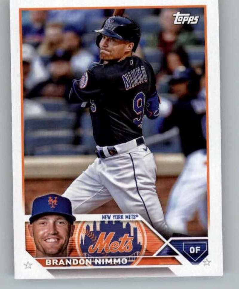2023 TOPPS New York Mets Nym-11 Brandon Nimmo New York Mets MLB bejzbol trgovačka kartica
