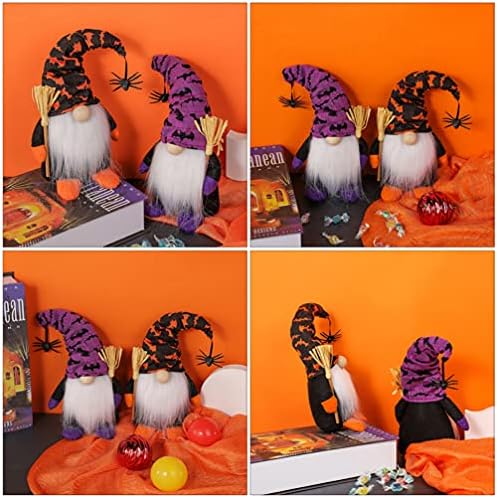 Bestoyard Početna Dekor kuća ukrasi 1pc Gnome Doll Halloween patuljak Lutka ukras Spider Bat Party Decor Docre Decraciones para Salas de Casa