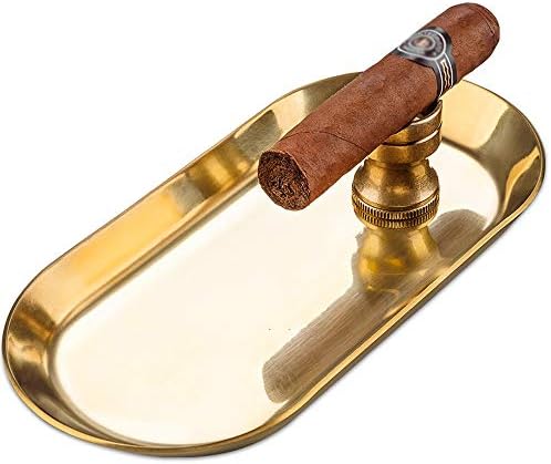 Walnuta pepeljara brončana jednostavna, personalizirana, modna i praktična pepeljara sa držačem cigareta