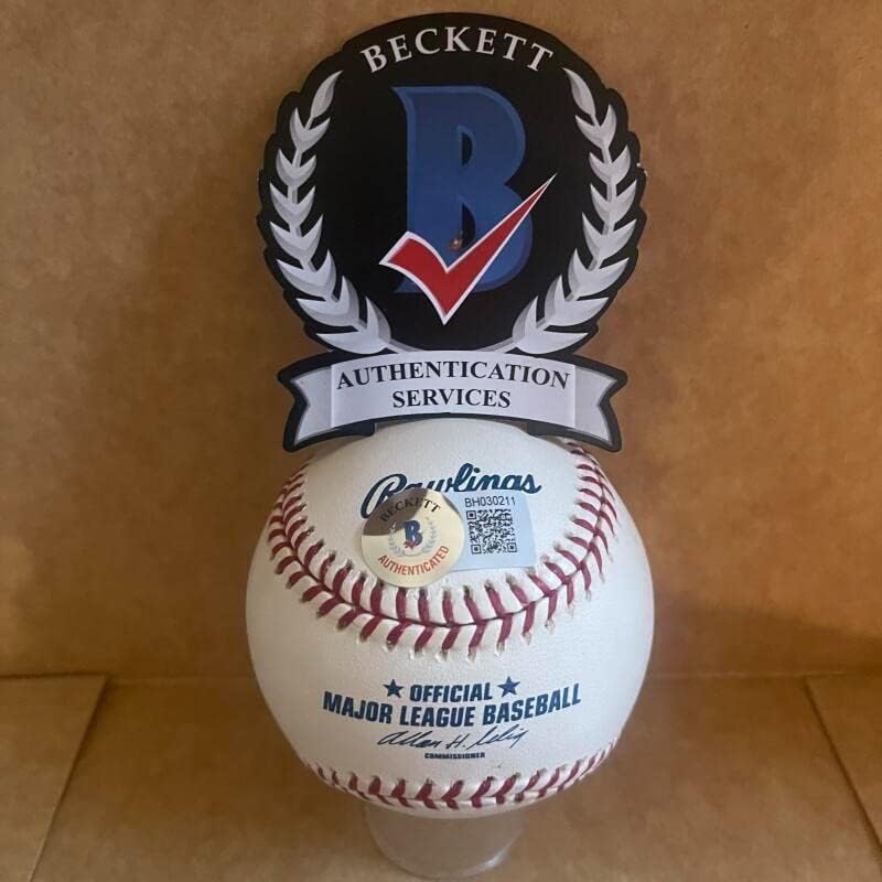 Daryle Ward Astros / Dodgers potpisao je auto M.L. Bejzbol Beckett ovjeren