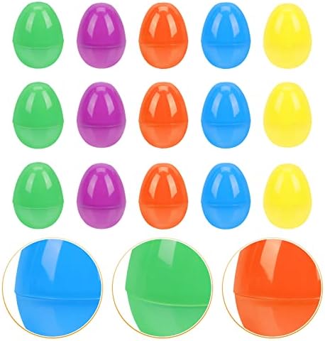 Ifundom Uskršnje ukrase 40pcs Creative Empty Emptory Jaja plastična jaja igrač za slatkiše