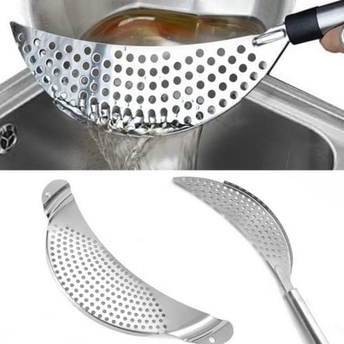 Pan Pot cjedilo od nehrđajućeg čelika tjestenina špageti praktični alat za drenažu lonac cjedilo Pan Drainer za kućnu kuhinju lako