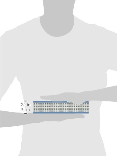 Brady Wm-340-PK Vinilna tkanina koja se može repozicionirati, crno na bijelo, kartica žičanih markera sa čvrstim brojevima