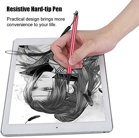 Olovka sa opružnim užetom, tvrdom vrhom Stylus olovkom Zamjena dodirnog ekrana zaslona, ​​anti-boja univerzalna grafička olovka za