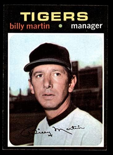 1971 TOPPS 208 Billy Martin Detroit Tigers NM Tigers