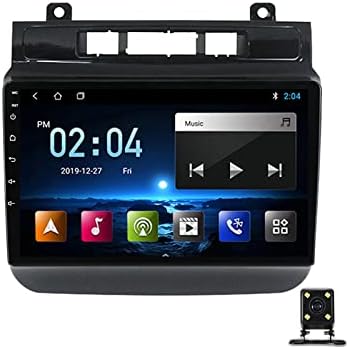 ZEARLY 9 inčni dvostruki din auto Stereo Audio Bluetooth MP5 plejer za VW Touareg 2012-2015 multimedijalni Radio sa rezervnom kamerom