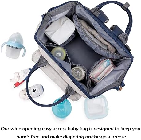 Ruksak za rušenje Agudan, višenamjenske torbe za baby pelene, putni mamy torba vodootporni veliki kapacitet