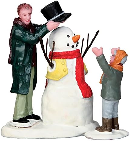 Lemax Vail Village Sharmed Snowman Božić sa 2 komada figurica set 52352