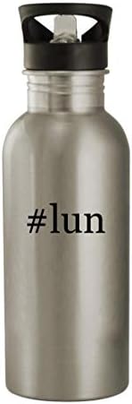 Knick Klack pokloni #lun - 20oz boca od nehrđajućeg čelika, srebro