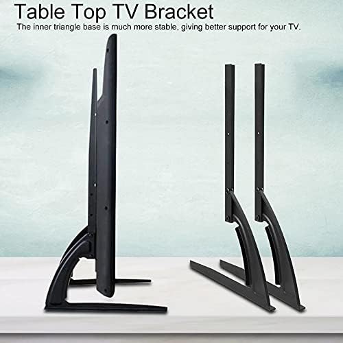 YEBDD Black Metal čelični nosač za TV LED LCD TV televizor za radnu površinu TOPLY HOLDER VERTICAL TV Stand_Black 14 -42