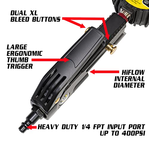 Power Center HD gume Mjerač napuhavanja gume - 150 PSI Back-Lit Digital - push-to-lock Chuck, 2 Ft crijevo, ventoso tijelo