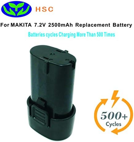 2500mAh 18650 Baterija Mak7.2b Li-Ion baterija 7.2v Zamjena za Makita 7.2v baterija BL7010 194356-2 194355-4