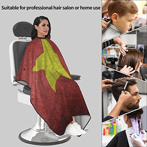 Obloga zastava u Vijetnamu 3D štampanje profesionalni brijač kape kose rezanje kose CUT SALON CAPE Frizerski pregača 55 x 66