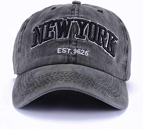 New York Pamučna bejzbol kapa, klasični vintage oprani tata podesivi Snapback Ljetni šeširi za muškarce žene