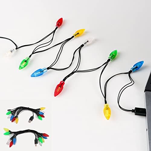 VistaPex LED božićni svjetla Kabl za punjenje telefona, USB i sijalica, 50 inča 10-min, 14Pro max, 13mini, 13 pro, 13mini, 12 pro
