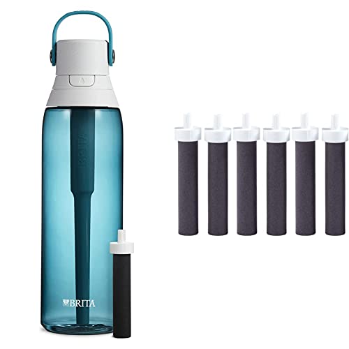 Velika boca sa filtrom, 26 unce Premium Filtrirana boca za vodu, BPA Filteri za zamjenu boca za odmor i vodu, BPA, BPA besplatno, 6 brojeva