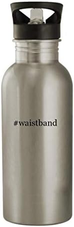 Knick Klack pokloni waistband - 20oz boca vode od nehrđajućeg čelika, srebrna