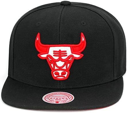 Mitchell & Ness Chicago Bulls Snapback Hat Podesiva kapa - crna / crvena / bijela / retro 11 doigravanja uzgoje