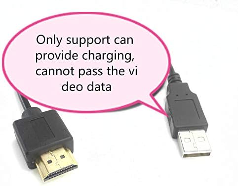 ZDYCGTIME pozlaćeni HDMI za USB pretvarač kabel za kabel USB 2.0 A mužjak do HDMI muški punjač adapter