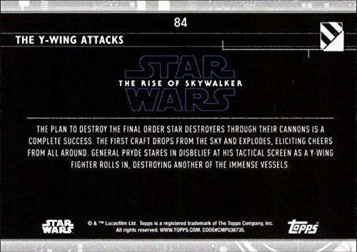 2020 TOPPS Star Wars Raspon Skywalker Series 2 Blue # 84 T-krilna trading kartica