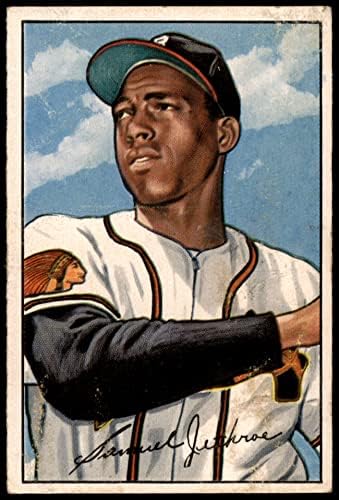 1952 Bowman # 84 Sam Jethroe Boston Braves Loše hrabro