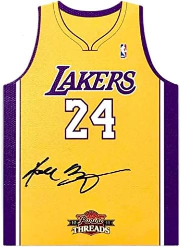 2010-11 Panini Threads Kobe Bryant Die-Cred dres Autograph automatskog / 99 - autogramirani NBA dresovi