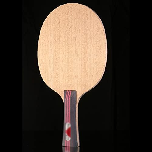 PDGJG drveni stolni tenis sečiva 6mm Debljina ploča Drvena ping pong noža lopatica dugi ručni dijelovi tenisa