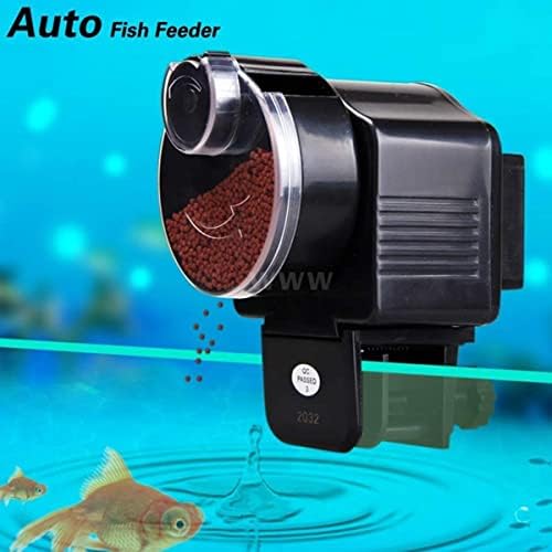 GQJDXD FISH RIBE HRANE, podesivi vodeni kućni ljubimac Automatski uređaj za automatsko napajanje, akvarijski tajmer ulagač za ribu