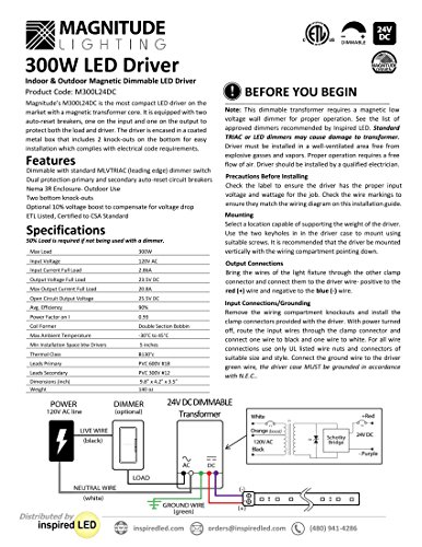 24V 300W Magnitude magnetni transformator M300L24DC