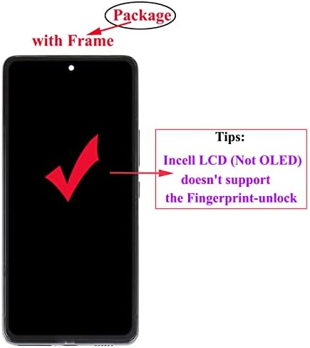 ubrokeifixit Galaxy A53 5G A536 Incell LCD ekran digitalizator Skupština zamjena Kit za Samsung Galaxy A53 5G 2022 A536U A536W A536U1