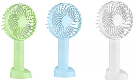 AMABEAfs Mini Fan Mini prijenosni ručni ventilator USB punjivi desktop Gadget 3 brzina tihi Unutarnji Vanjski ventilator za putovanja