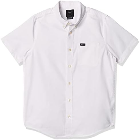 RVCA Boys ' That'll Stretch tkani kratki rukav dugme up Shirt