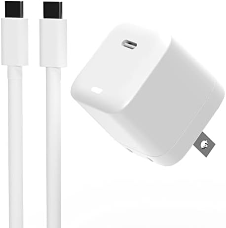 TALK WORKS USB-C zidni Punjač za MacBook Laptop-30w brzi zidni Punjač blok kocke sa kablom za punjenje & amp; sklopivi Zupci - jedan