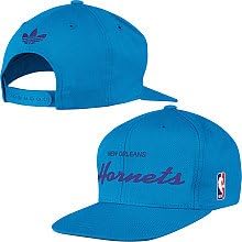 NBA New Orleans Hornets ravni račun Snap Back Adidas Hat - OSFA - NF03Z