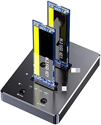 Wssbk Tip C na USB 3.0 M. 2 SATA NGFF SSD hard disk priključna stanica Dual Bay eksterni Offline Clone Adapter